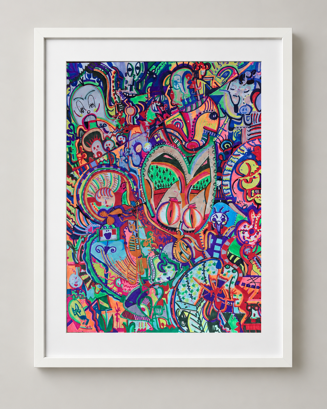 Magic Foxology framed presentation