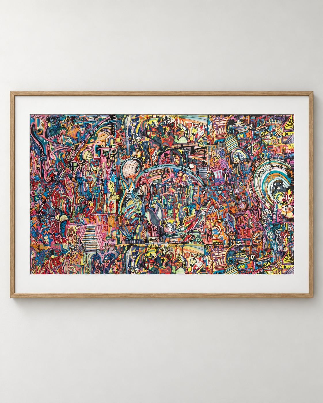 Urban Craziness framed presentation