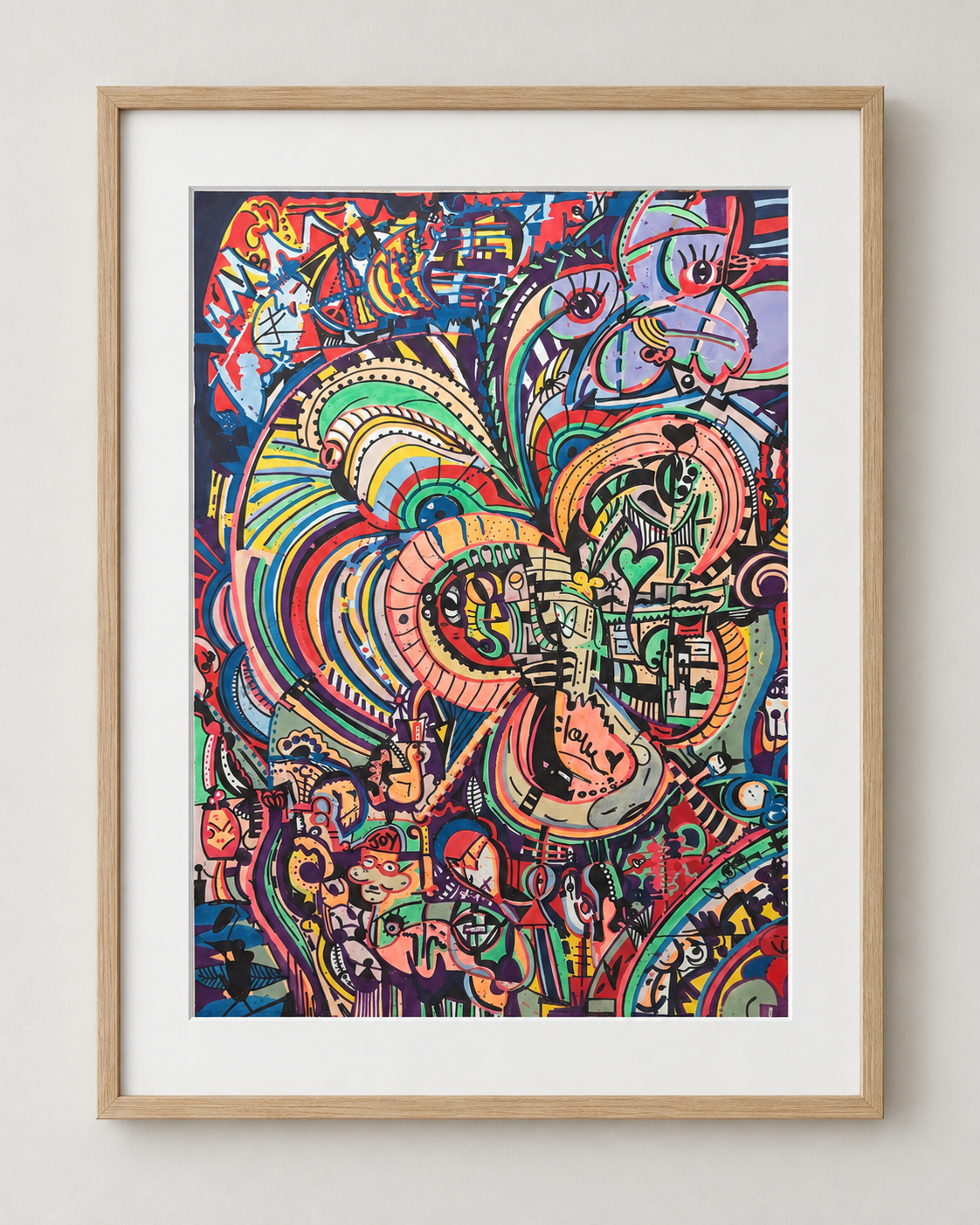 Wild Bloom framed presentation
